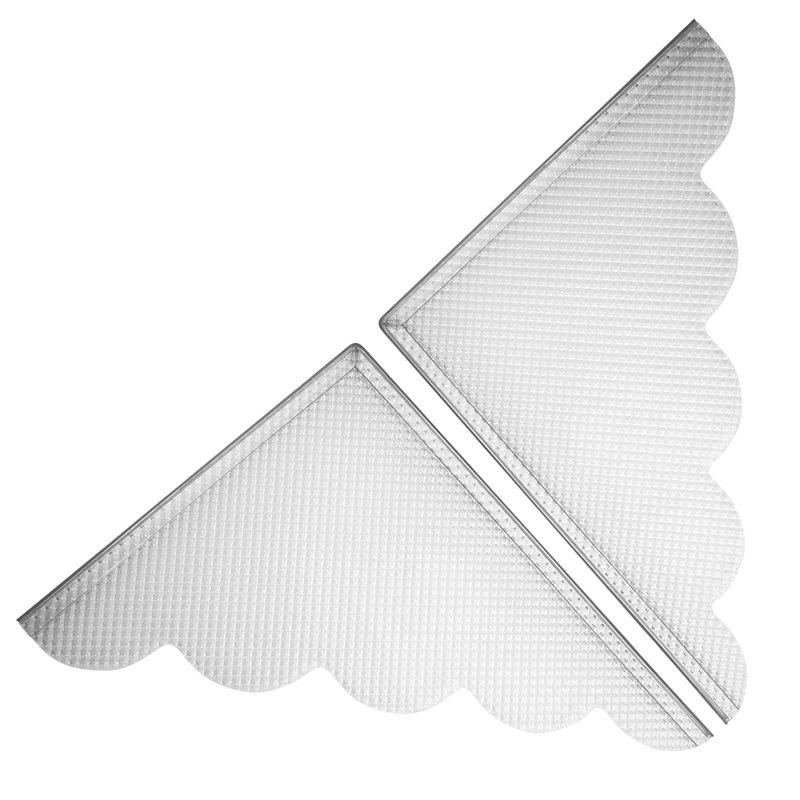 ABBP-2 Pack Shower Splash Guard Kit,Bathtub Shower Water Splash Guards, Shower Water Blocker From Splashing Out