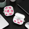 Hülle Für Samsung Galaxy Buds 3 FE 4 Pro 2 Live 2Pro 4Pro 3Pro Klare Kopfhörerhüllen Abdeckung Mit Haken Glamouröses Blumenmuster