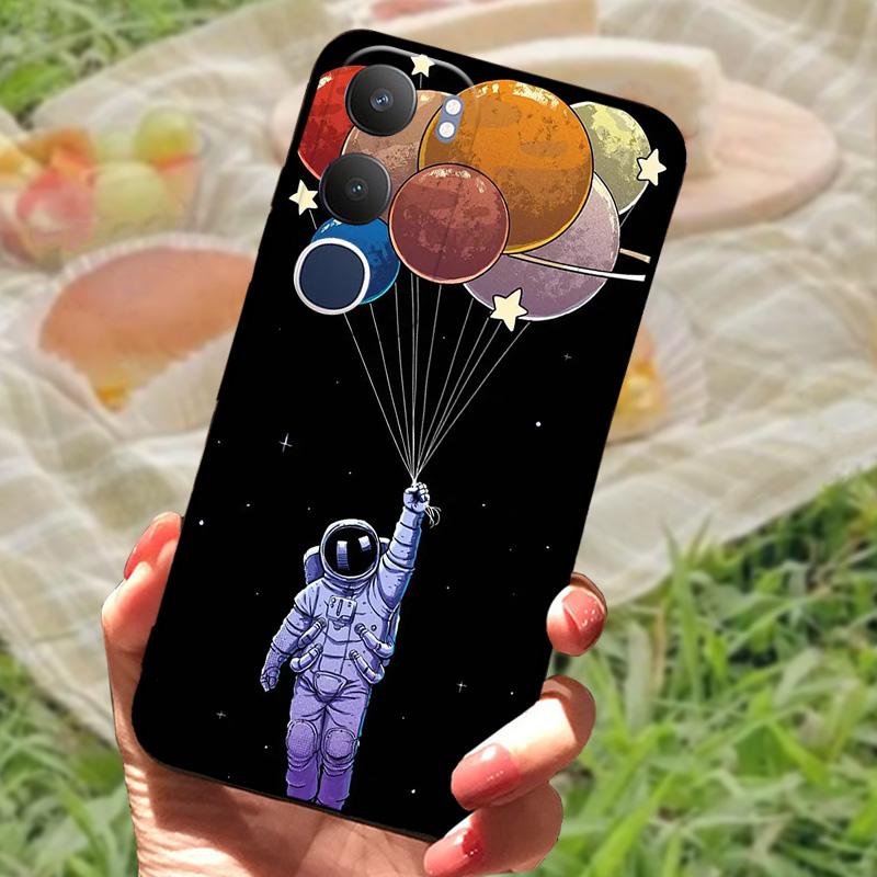 For Vivo Y19s Case V2419 New Fashion Color Painted Silicone Phone Cover For VIVO Y19S 4G Shockproof Protective Coque Bumper