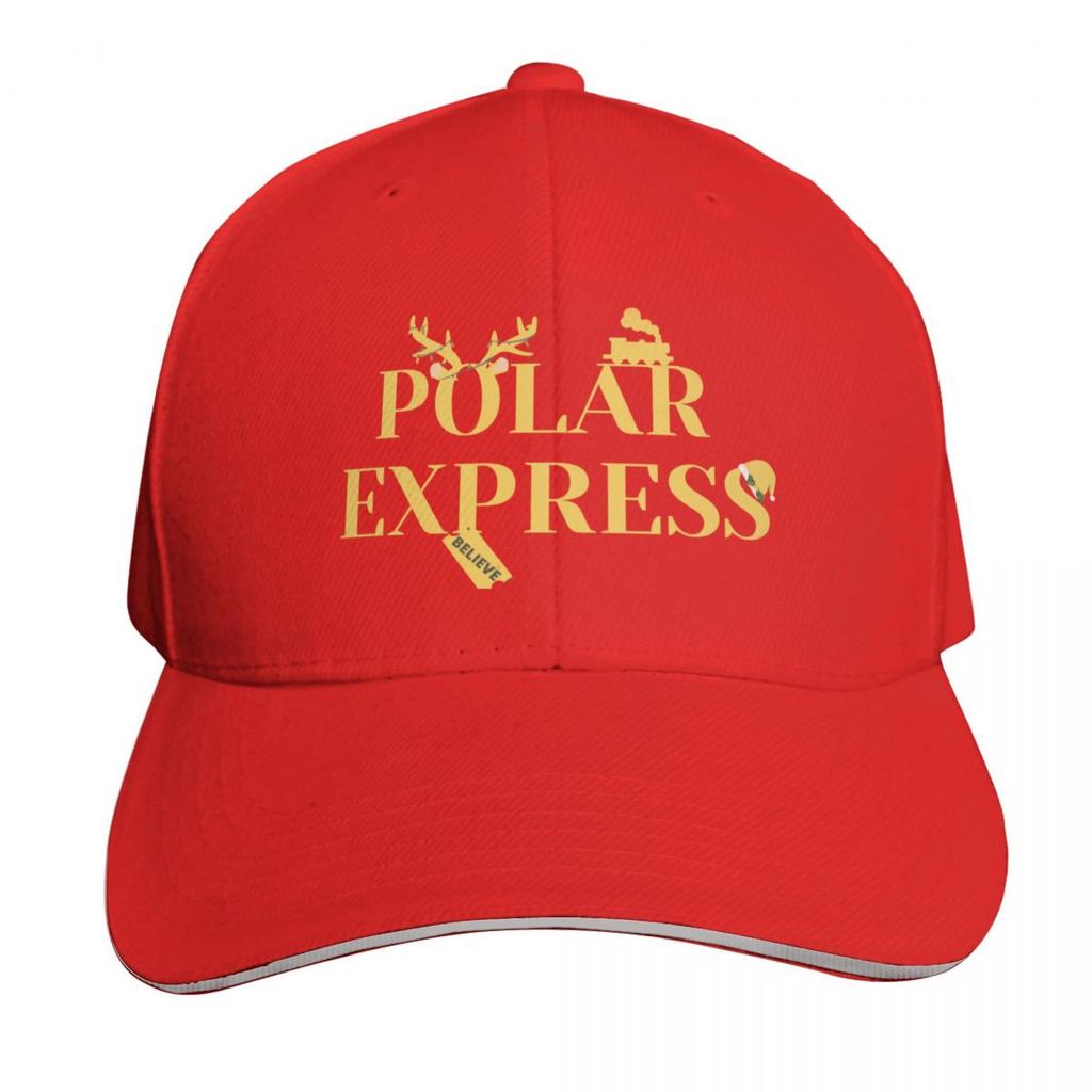 POLAR EXPRESS Baseball Cap Rugby Ball Cap Unisexs big size hat Unique hats Womens Beach Unisexs