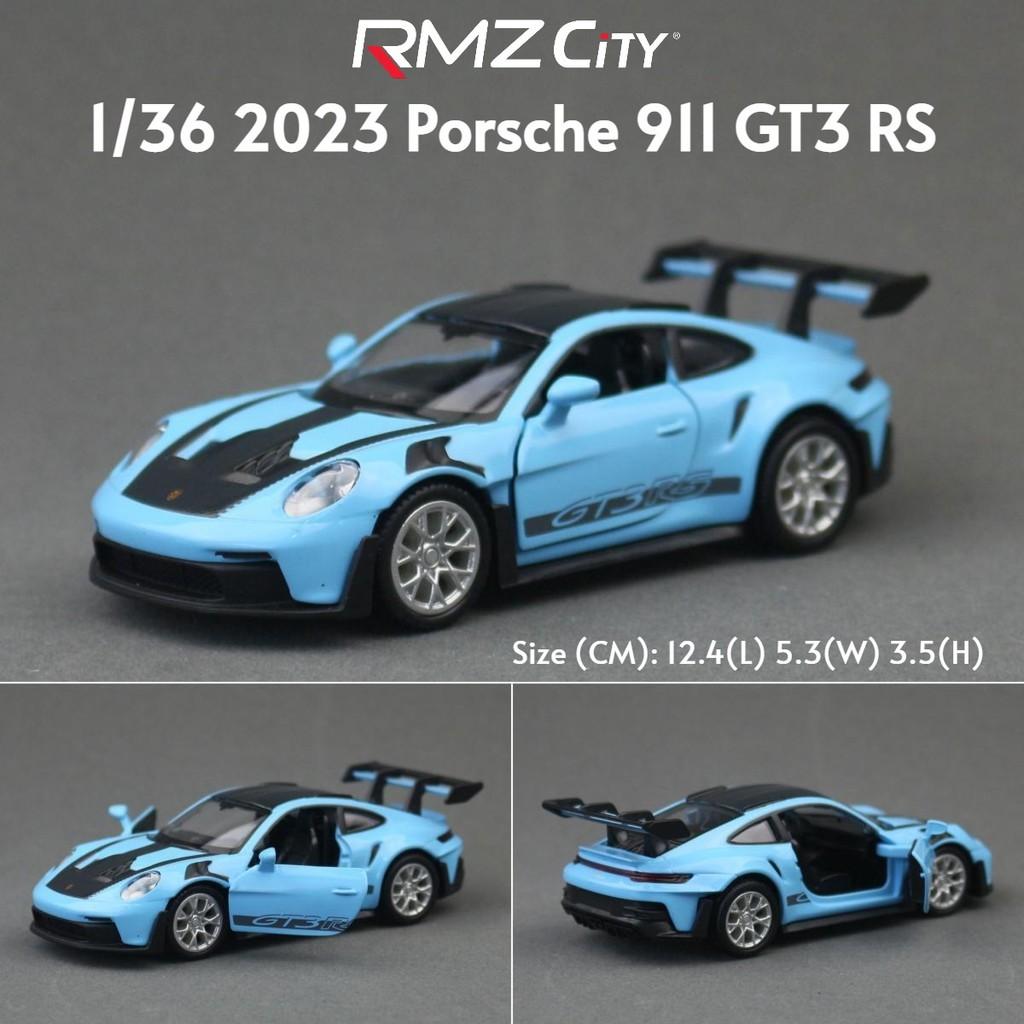 Porsche 911 Gt3 Rs Alloy Car Model With Inertia Control For Kids Collectors