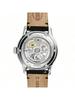Fossil Men's Quartz Leather Three-Hand Watch Stainless Steel Case/Scratch Resistant Glass ME3085
