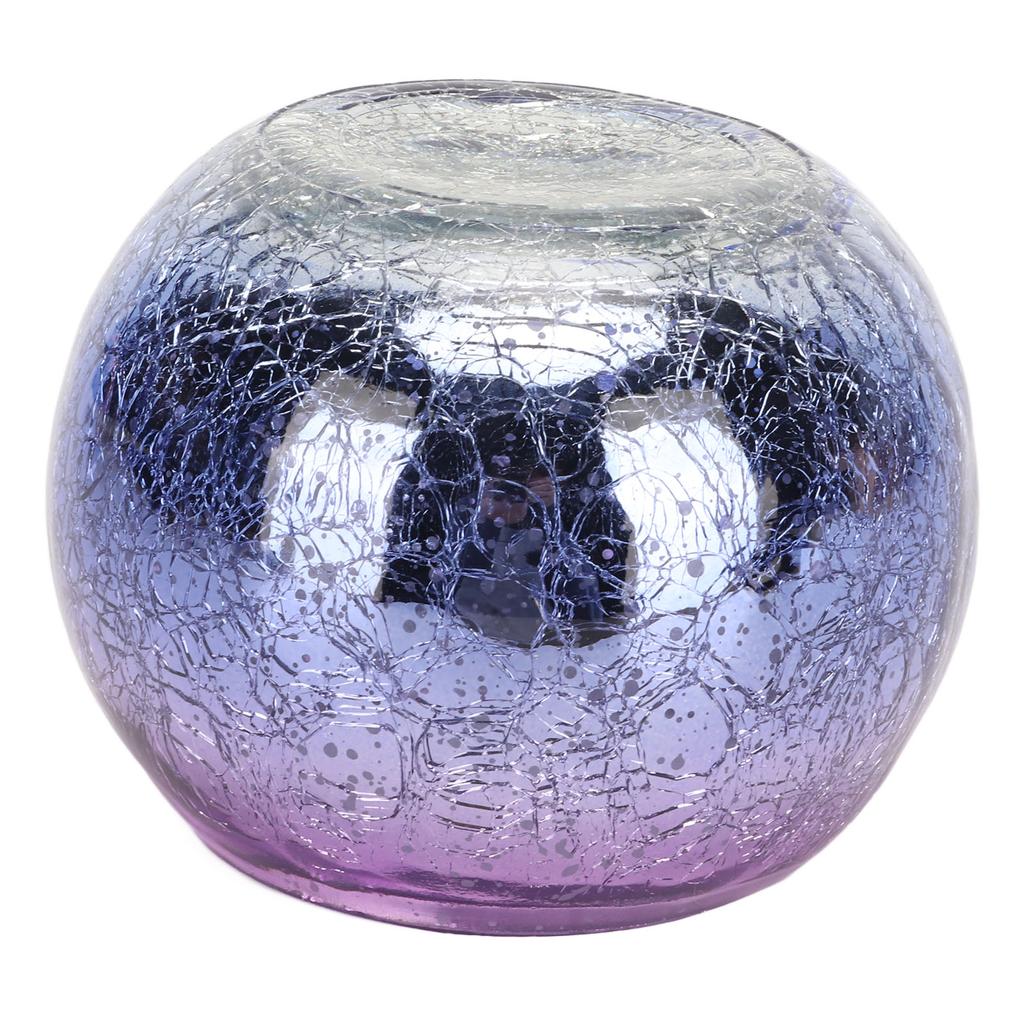 Tea Light Holder Warm Romantic Glass Attractive Decorative Handcrafted Textures Table Centerpiece Decor