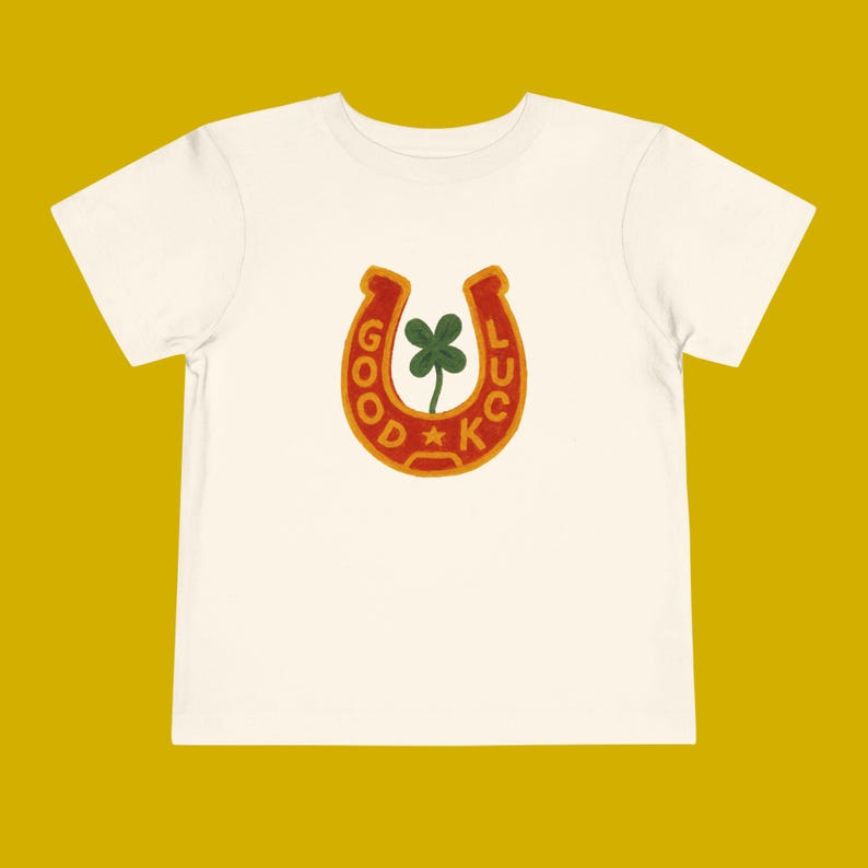 Vintage Lucky Horseshoe Clover Toddler Tee, St. Patrick s Day Shirt 100