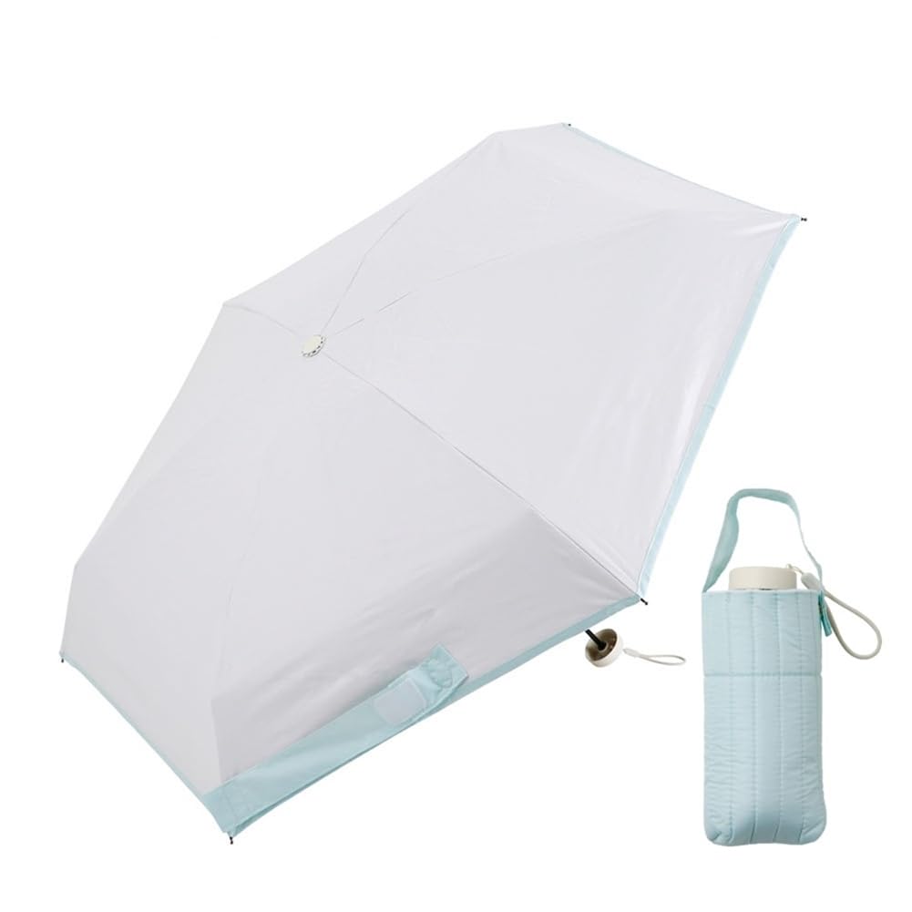 

Ogawa Складной зонт Nubi с защитой от УФ-лучей, светло-мятный, LINEDROPS Чехол для хранения с абсорбентом, 50 см 92 см, Легкий и прочный стекловолоконный, Ручной 57473 (Огава) мятный