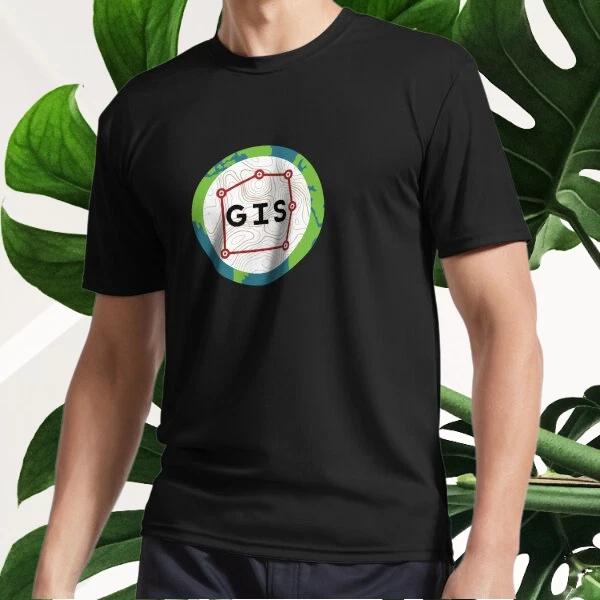 New GIS logo Active T-Shirt Logo T-Shirt Funny Size S to 5XL L