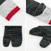 WIOIW Men's Tabi Two-Toe Socks, Moisture-Wicking, Quick-Drying, Set of 6