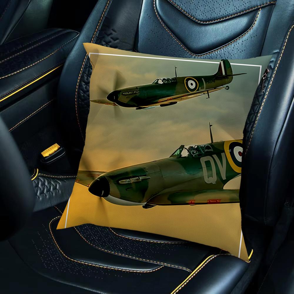 Russia Modern Fighter Jets Pillow Case For Car Sofa Decorative Home Double-sided Print Plush Square Throw Pillow Cushion Cover