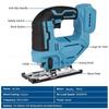 3000RPM 18V  Cordless Electric Jigsaw with Curved Cut Precision Portable Multifunction Power Tool for Carpentry Crafts Not Batte