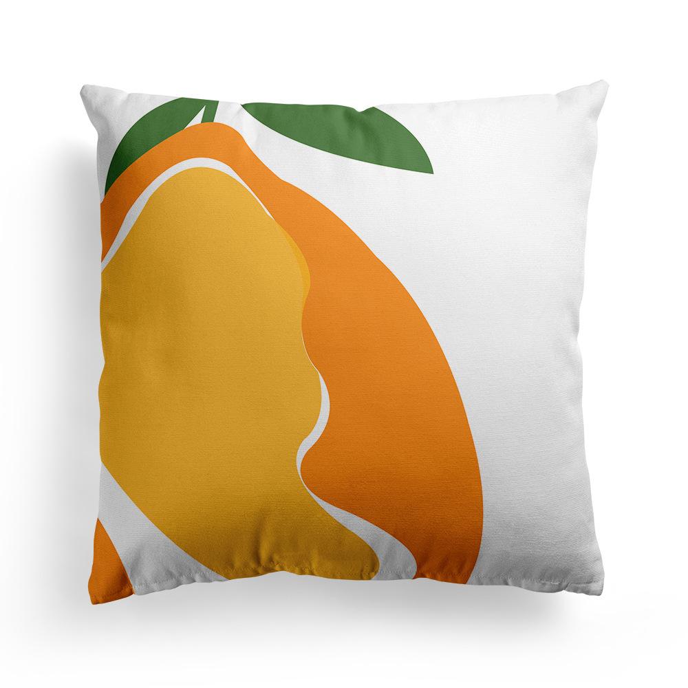 

Summer Fresh Fruit and Flower Combination Pillowcase, Home Pillow, Model Room Cushion Cover, Backrest 45 * 45Cm without pillow core