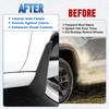 Black for Hyundai Santa Fe 2013-2018 Mud Flaps  PP Fender Mudflaps Wheel Fender Accessories Front+Rear Mud Flaps