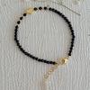 1pc 3MM Handmade Natural Stone Amethyst Beads With Heart Stretchable Bracelets For Women Jewelry Gift