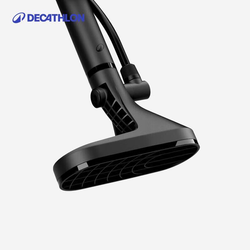 Přenosná podlahová cyklistická pumpa Decathlon