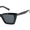 Saint Laurent Letter Logo Cat Eye Sunglasses Men sunglasses Black SL657