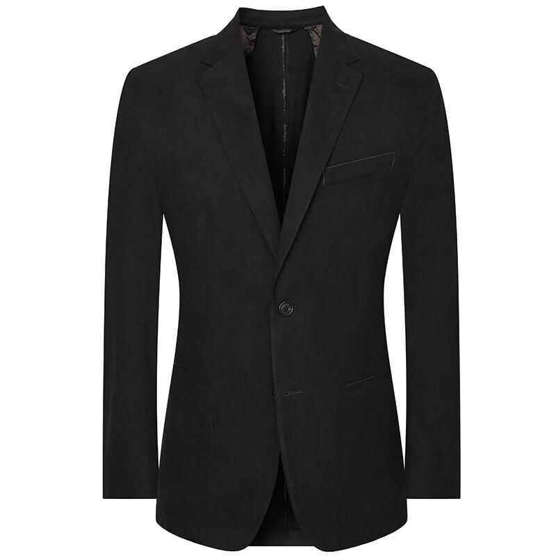 Baoxiniao Men's Suede Soft Casual Blazer ESU243258U