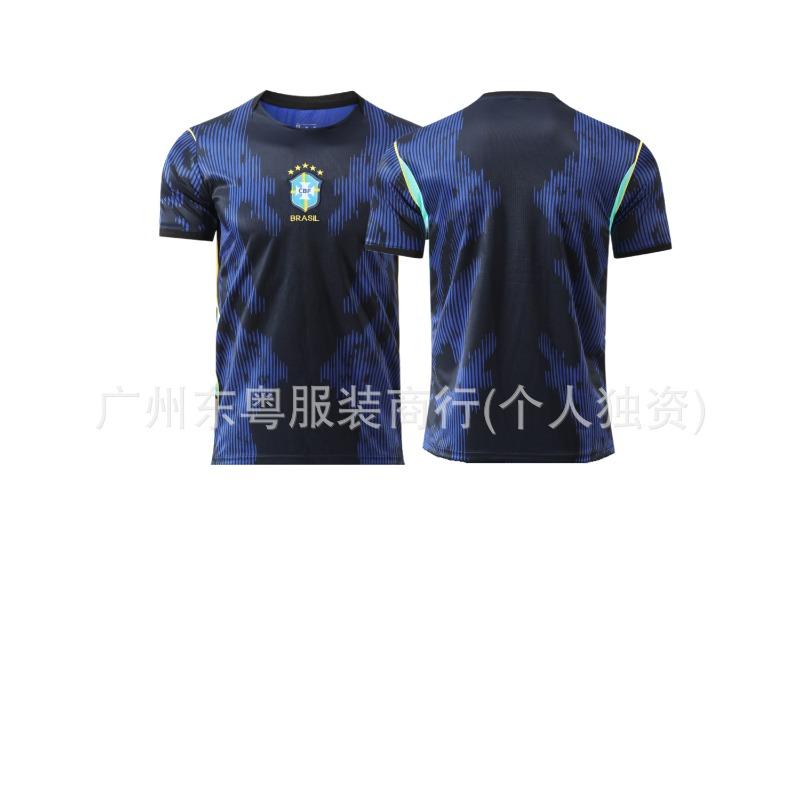 New Bar West Argentina Portugal Teeth France Belgium Jersey Adult Football Suit Club Short Sleeve T-Shirt