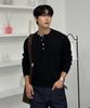 HYOJI Fw Washable Cable Crop Henley Neck Knit (8 Colors)