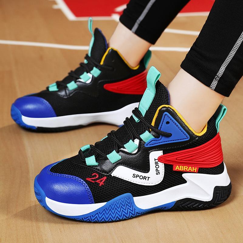 Chaussures de basket-ball pour hommes rembourrage respirant chaussures