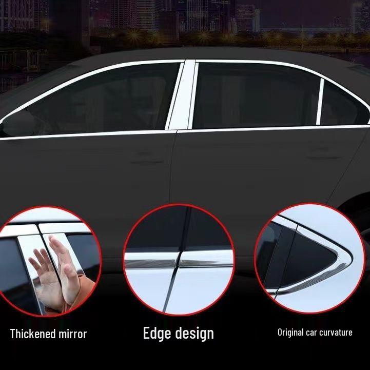 Stainless Steel Car Window Trim for 09-17 Hyundai IX35