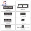IC-Sockel 6P/8P/14P/16P/18P/20P/24P/28P DIP IC-Sockel Adapter Löttyp 28-Pin Schmaler Körper DIP-Sockel MCU-Sockel 24PIN