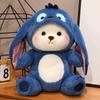Verwandle dich in eine Stitch-Puppe, niedliche weiche niedliche Bärenpuppe, Plüschtier, Stitch-Kindergeschenk, Teddybär