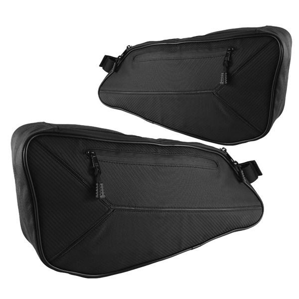 Black Oxford Cloth Motorcycle Side Bag for Arctic - 1 Pair