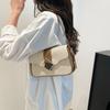 Beautiful casual messenger bag women's 2025 new trend foreign style shoulder armpit bag simple and fashionable commuter small square bag