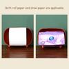 Removable Desktop Ornament Paper Holder Radio Model Wet Wipes Tissue Box