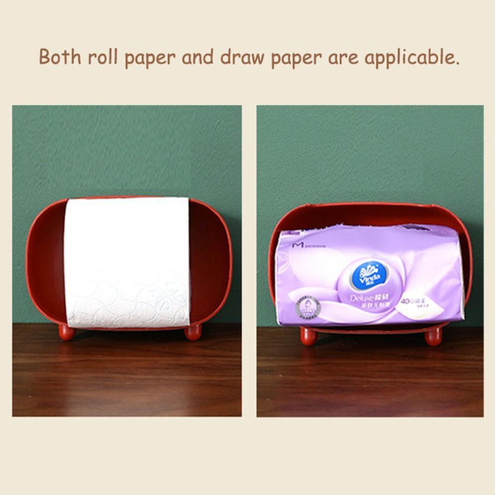 Removable Desktop Ornament Paper Holder Radio Model Wet Wipes Tissue Box