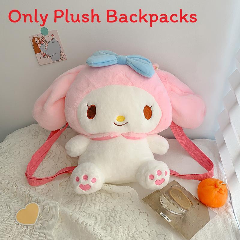 Cinnamoroll Plush Toy Bag With Star Pattern For Kids School Backpack And Daily Use
