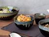 Tableware East Donburi Okonomi-don (Small) Tenmoku Shiranagashi Japanese Tableware