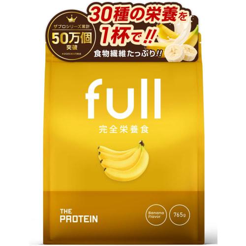 THE PROTEIN Complete Nutritional Diet, Banana Flavor, 765g, Soy Protein, 25g Protein, 30 Nutrients, 4.5 Billion Lactic Acid Bacteria, Bifidobacteria,