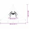 Halloween Spider Decoration with Nets 2 Pcs Black and White