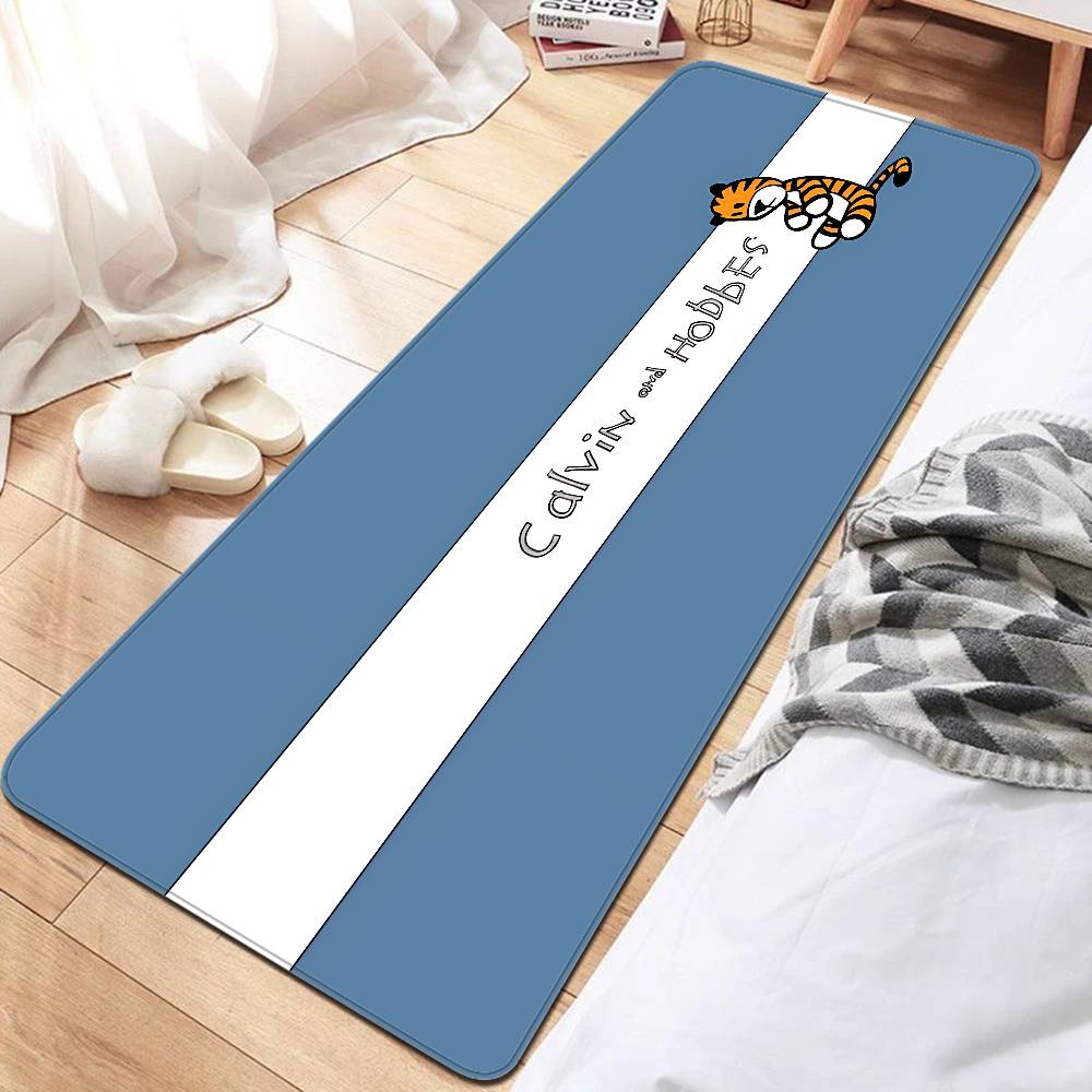 

Anime C-Calvin And Hobbes Entrance Door Mat Washable Non-Slip Living Room Sofa Chairs Area Mat Kitchen Welcome Doormat 50x80cm