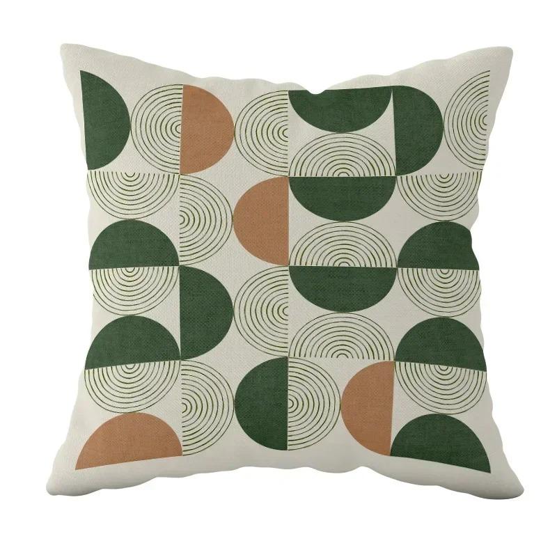 Home Decor Geometric & Floral Patterned Decorative Cushions Pattern Cushion Cover Suitable for Sofa Bedroom Car Pillow Cover