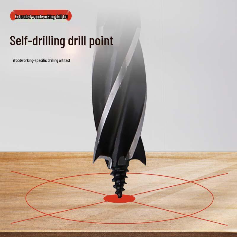 

Сверхдлинное спиральное сверло для глубоких отверстий по дереву