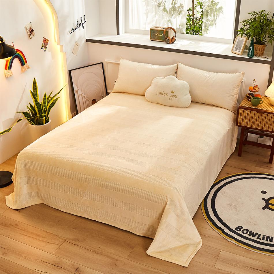 Winter Warm Hautfreundliche Fleece Tagesdecke Sofa Decke Flanell Atmungsaktive Überwurf Steppdecke Tagesdecke Bettlaken Couch Bettwäsche