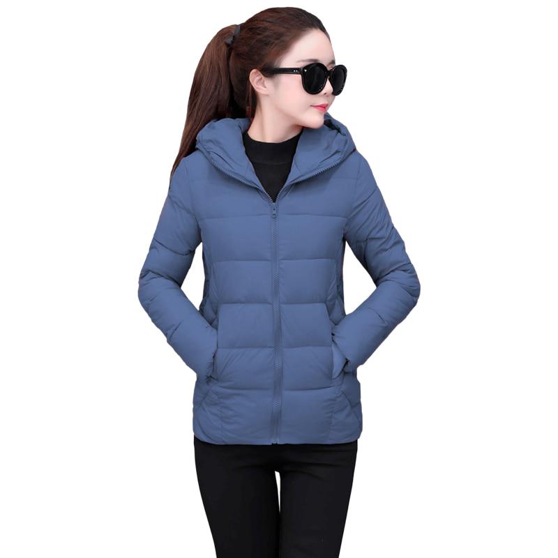 

KDFashion Женская куртка с капюшоном, теплое пальто больших размеров