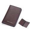 Men's Slim PU Multi-Card Holder with Driver's License Slot