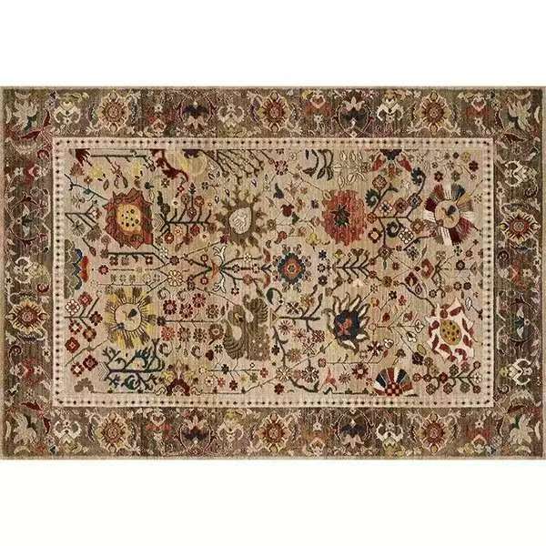 Vintage Living Room Carpet Ethnic Style Bedroom Bedside Carpet Persian Coffee Table Mat