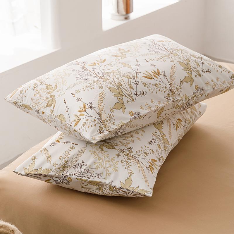2pcs Pillowcase 100% Cotton Pillow Cover Printed Pillowslip for Home Bed 48x74cm Cushion Cover Soft Pillow Sham Capa De Almofada
