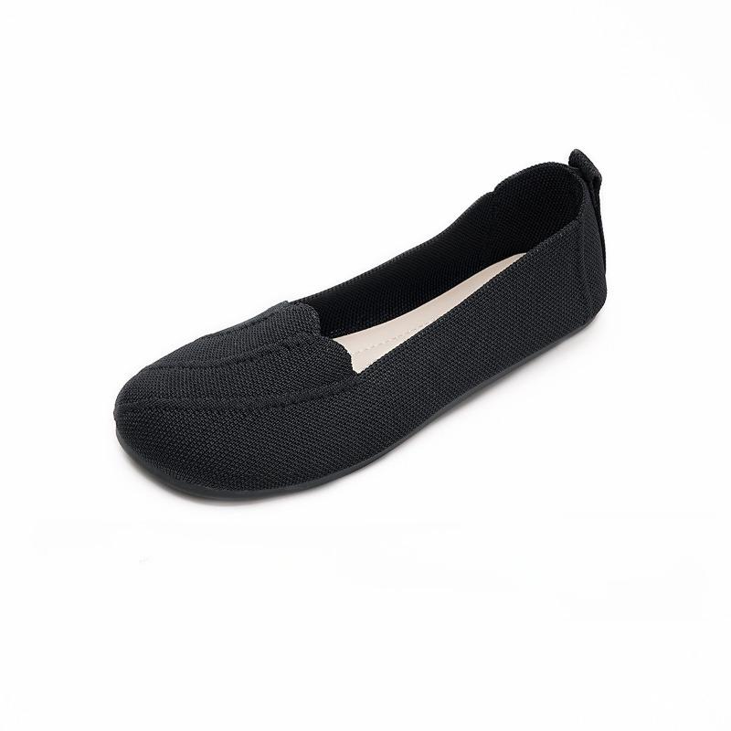 

Новые женские туфли-лодочки большого размера с круглым носком и неглубоким вырезом для воздухопроницаемости 36 чёрный