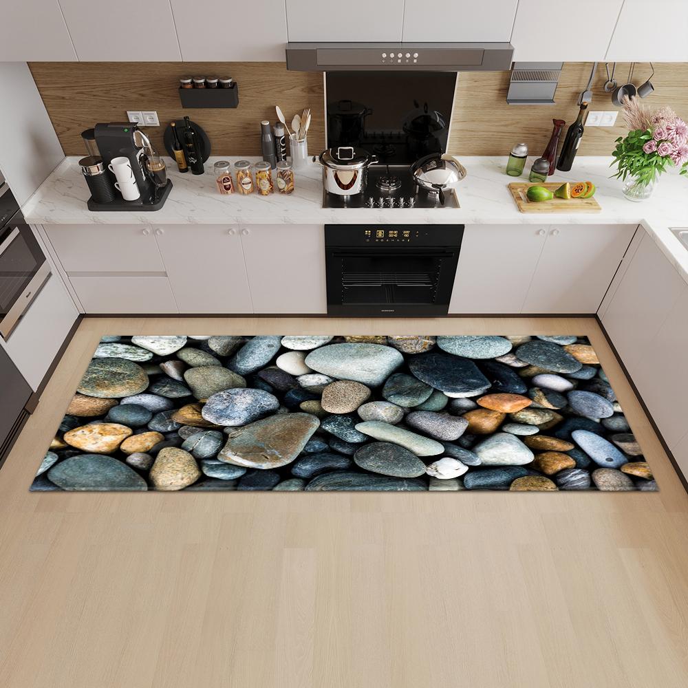Kitchen Mat Entrance Door Mat Living Room Bedroom Long Carpet Corridor Non-slip Floor Children's Carpet