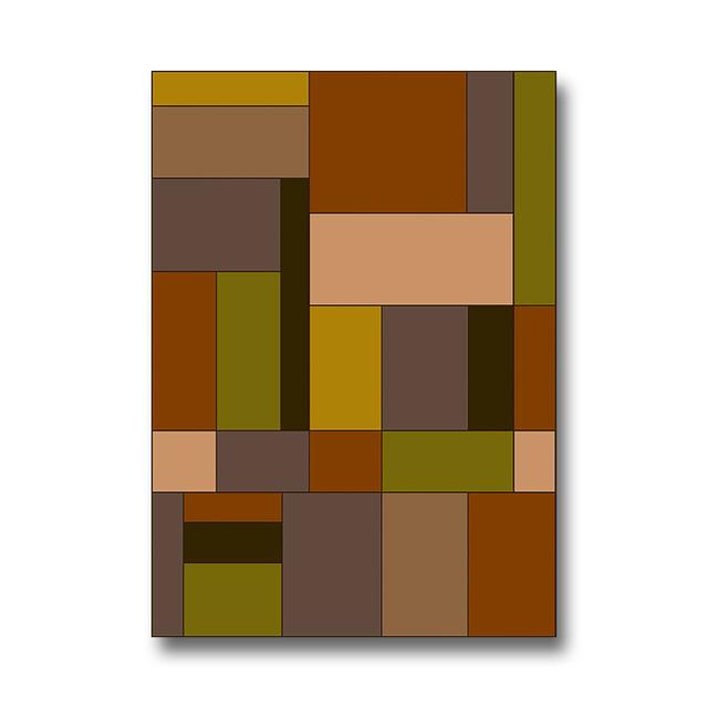Mondrian Inspired Canvas Art Paintings Colorful Posters and Prints Abstract Wall Art Pictures for Living Room Home Decoration No Frame