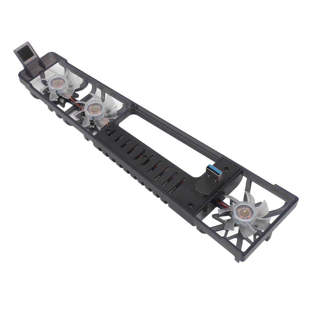Game Console Cooling Fan RGB Light USB Cooling Fan Magnetic Multiple Fan Speed Game Console Cooler for PS5 Slim