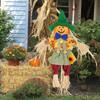 Small Halloween Scarecrow Decoration Fall Harvest Scarecrow Thanksgiving Scarecrow for Autumn Halloween Garden Yard Decoration