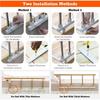 Safety Assist Handle Elderly Bedridden Pregnancy Bed Railing Guard Rails Household Foldable Bed Guardrail