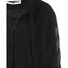 Off-White Brushed Mohair Zip Hoodie Black Men Outerwear OMHA073R20B020231088