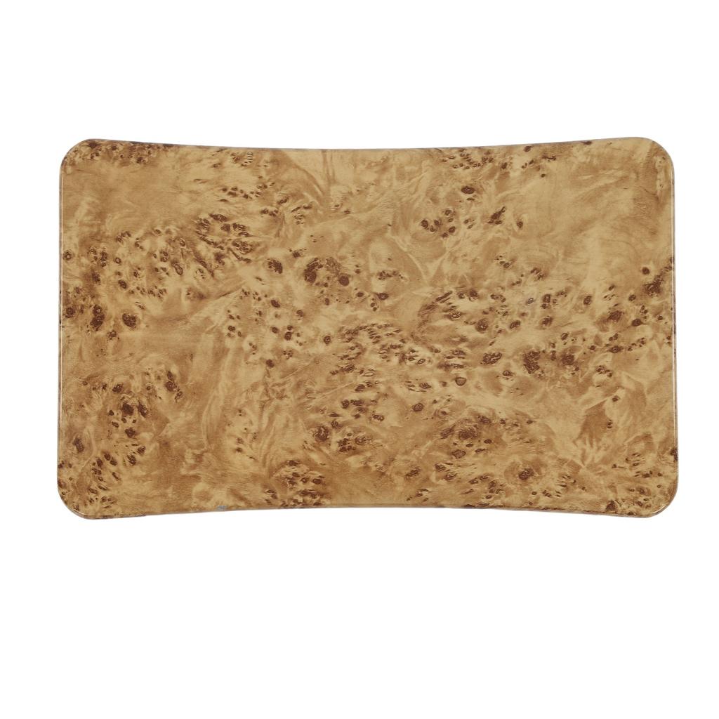 L580 W340mm RV Table Top Wood Removable Easy To Clean Boat Table Top for Caravan Deck Terrace Beige