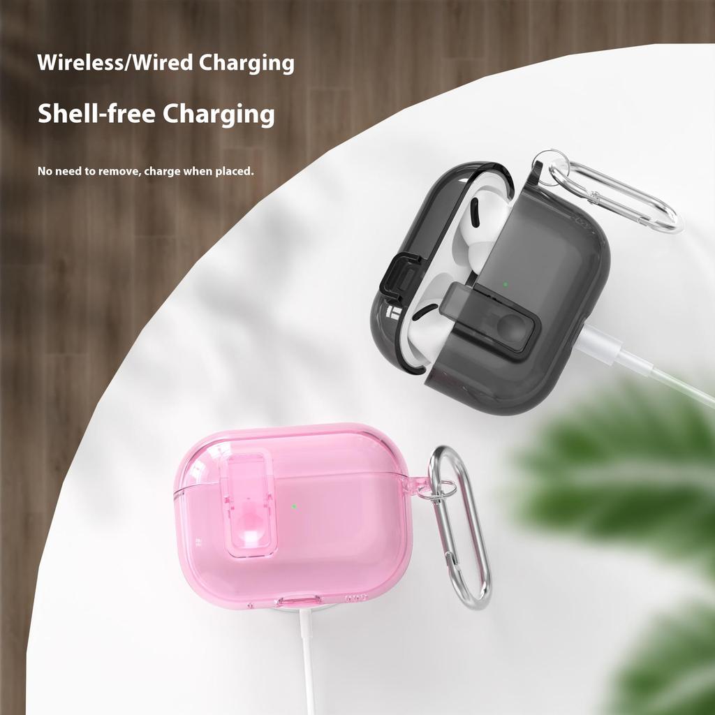 For AirPods Pro 3 Case TPU PC Clear Slim Anti Scratch Protective Cover